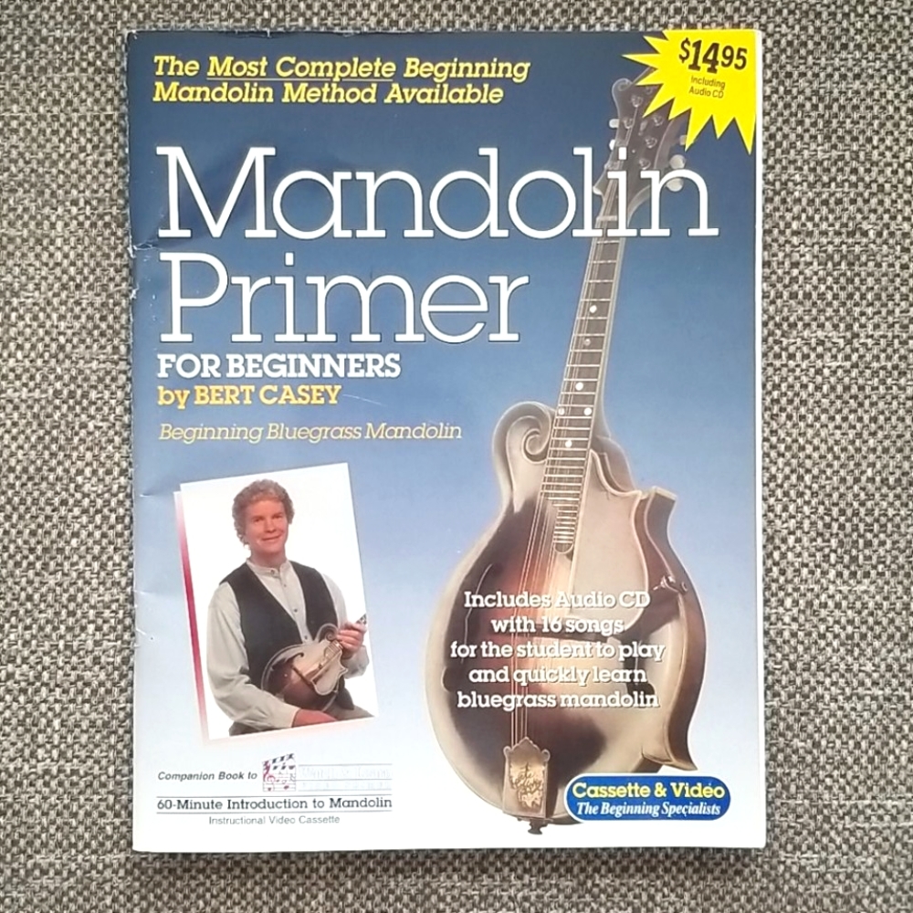 Mandolin Primer Book & CD For Beginners Bert Casey